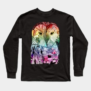 Wise Owl - Multicolor Version Long Sleeve T-Shirt